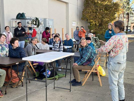 Holiday Wreath making class