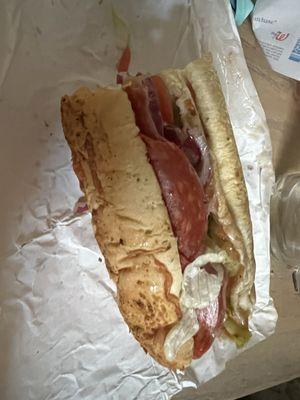 Foot long Pepperoni provolone & more