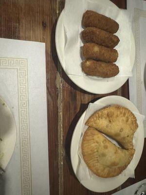 Empanadas and Croquetas