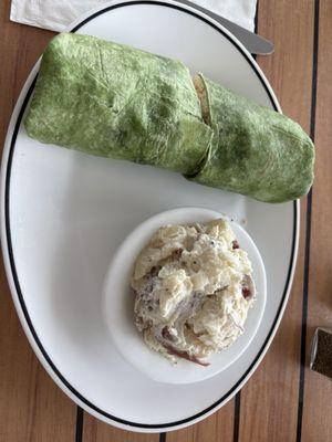 Chicken salad wrap