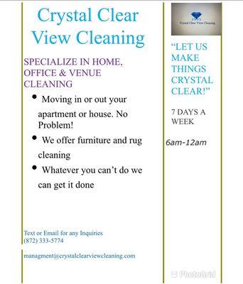 Crystal Clear View Cleaning