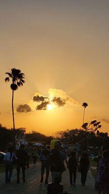 Sunset on the final day