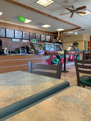 Order and dining area