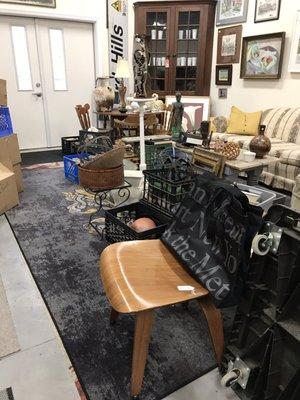These chairs are coming back, he has outdoors stuff and sale items as well.