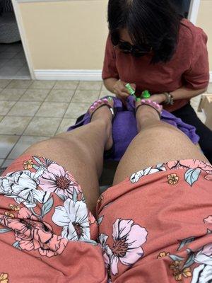 Pedicure very nice place and friendly