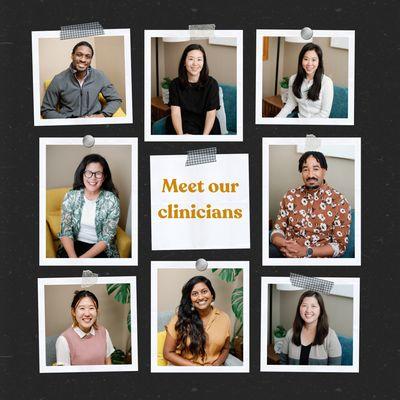 Meet our racially diverse team of therapists who provide individual, couples, and family therapy.