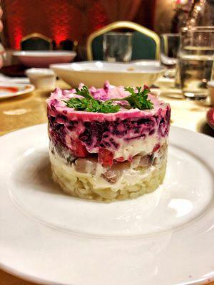 Herring under fur coat salad (shuba) @natashaaapril