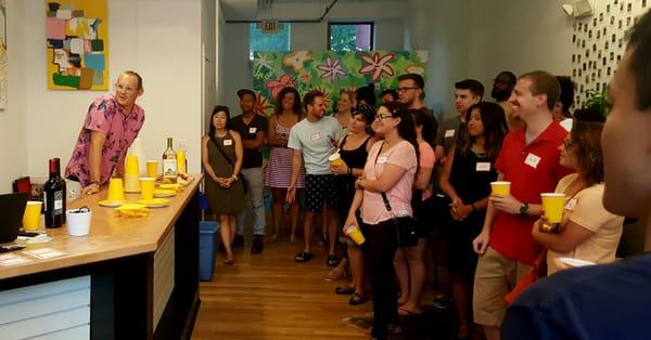 Huge thanks to biz owner Konrad (on the left) for opening this space to us!