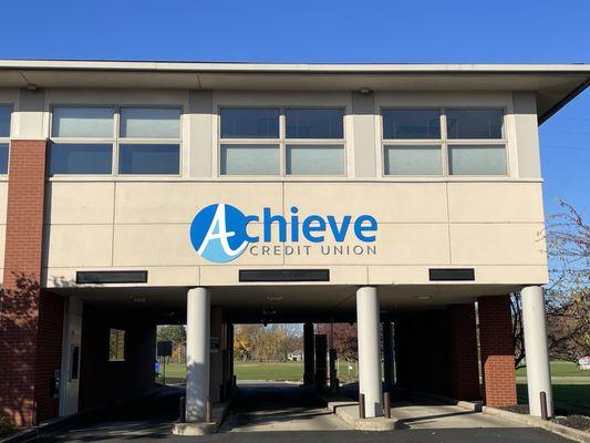 Achieve Credit Union Elyria Branch - Drive Up ATM and Teller Lanes