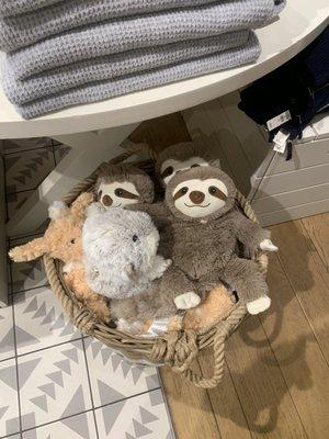 Cute sloth dolls are a tiny bit heavier than they look