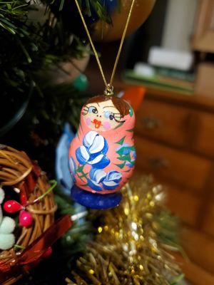 Beautiful ornament I got at the House of Russia gift shop!