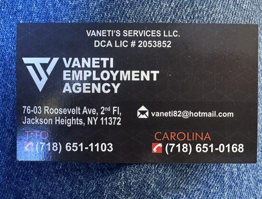 Vanety Employment Agency