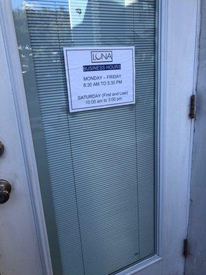 They're "open" from 8:30, it's 8:40 and there's no one here