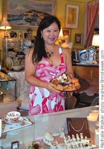 Mihye Cortese, owner of Antiques and Treasures in Kailua.
