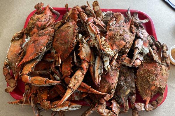 Steamed Blue Crabs