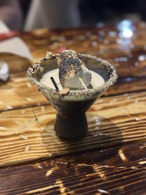 Fun s'mores martini ! Delightful- fun innovative drinks!
