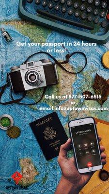 Passport services available!