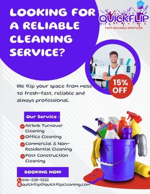 Quickflip Cleaning Service
