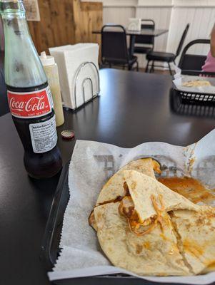 Asado Del Puerco quesadilla