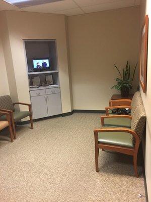 Nice waiting room for women and their caretakers