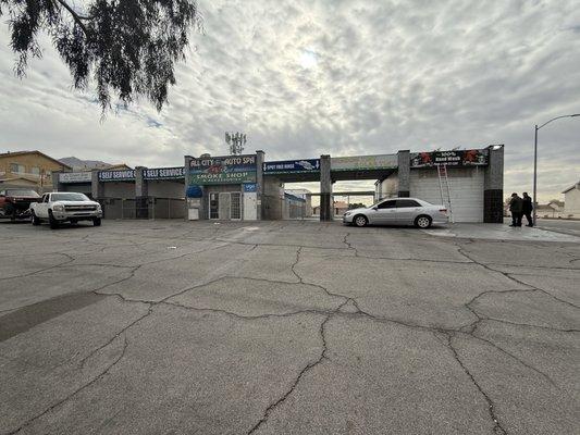 Vegas car wash store front