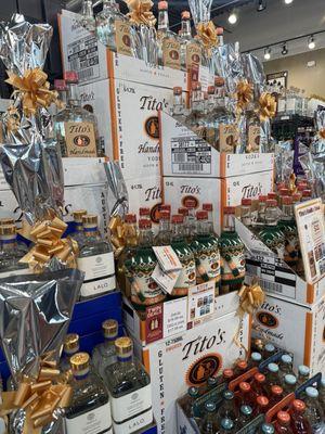 More gift bags, Tito's vodka