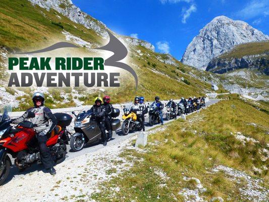 Here we are descending the Mangrt Road in the Julian Alps during our September 2012 Austrian Odyssey tour.