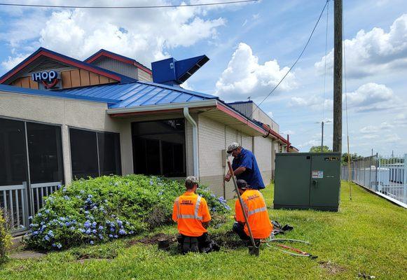 We service commercial properties too.