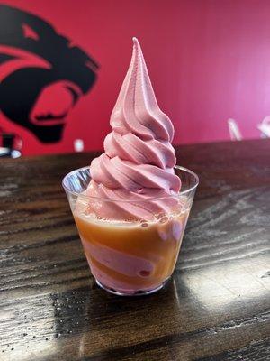 Strawberry Whip in Pineapple Juice