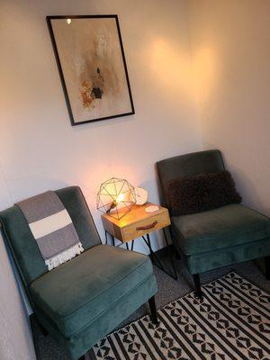 Front desk waiting area.