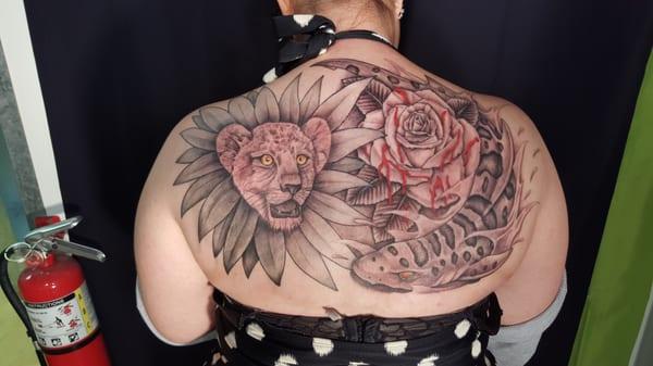 Tattoo done by Jesse. Super love it