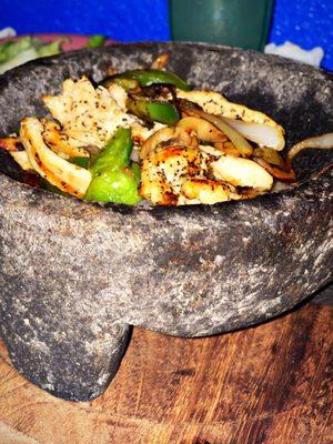 Chicken fajitas, delicious!!