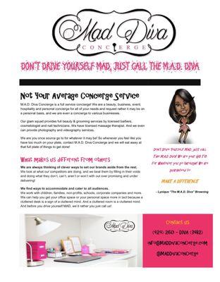 MAD Diva Concierge
