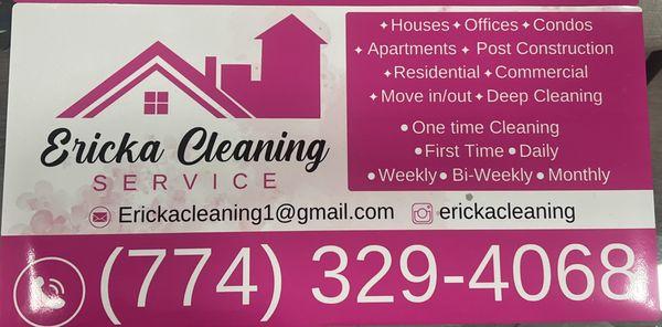 Ericka cleaning service