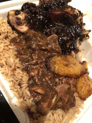 Jerk chicken plate