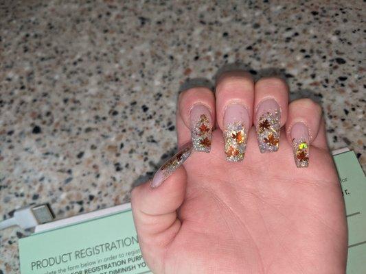 Pretty acrylic nails