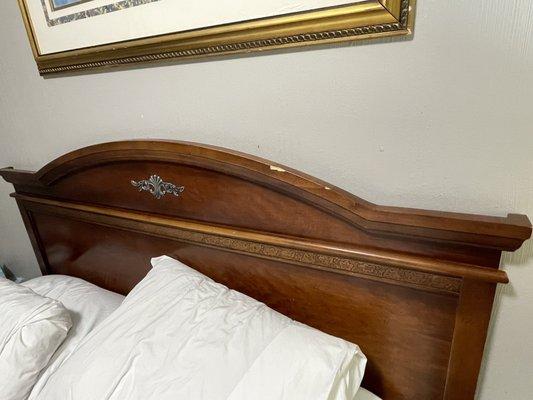 old chipped furniture