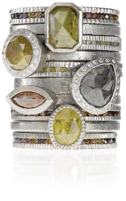 Ring stack by designer Todd Reed