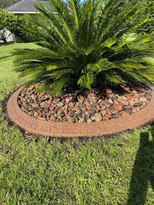 Decorative Concrete Curbing & Landscaping