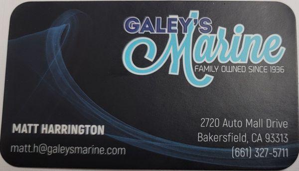 Huge shout out to this guy here! If you're looking into getting a boat, please ask for Matt!