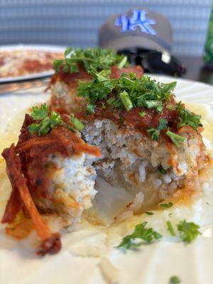 Meatballs and Mashed Potatoes