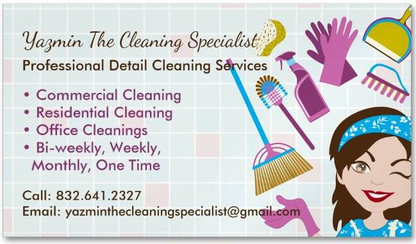 Yazmin The Cleaning Specialist