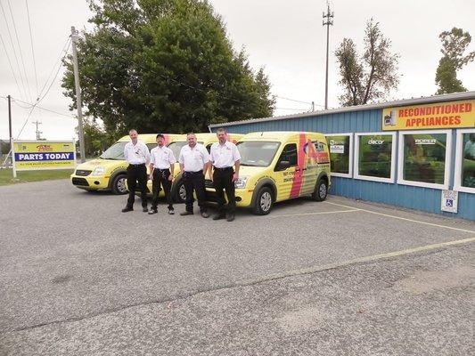 Our technicians service all the most common brands and undergo background checks and drug screening.