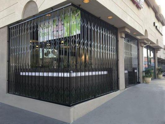 Scissor Gate for store front