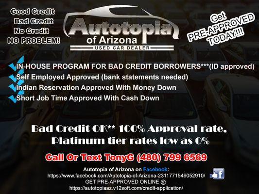 We CAN help you get your next car. No matter what has happened in the past.