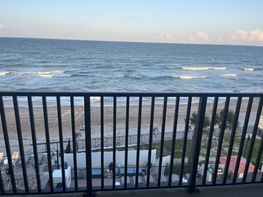 view from our balcony