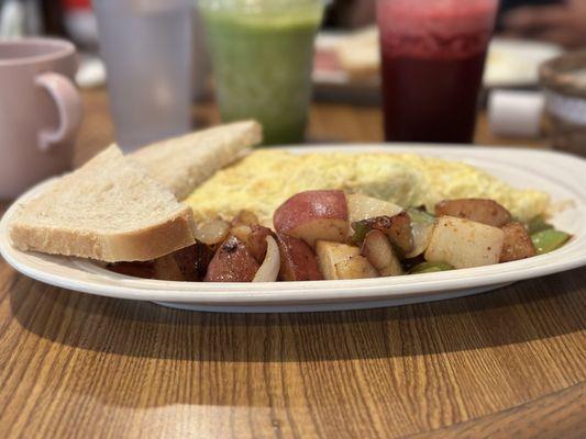 Vegetable Omelette - just ok