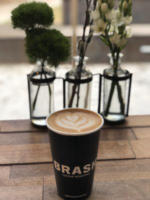 Dirty chai tea latte with Oat Milk