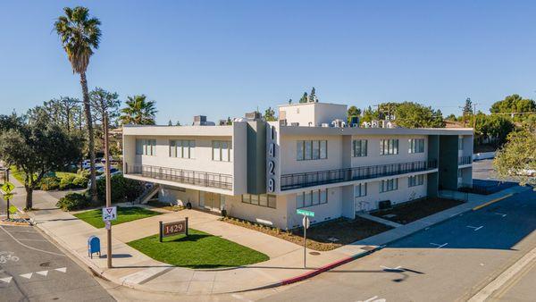 outside of the building