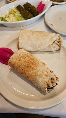 Beef gyro. A bit different than Greek gyros but still pretty good